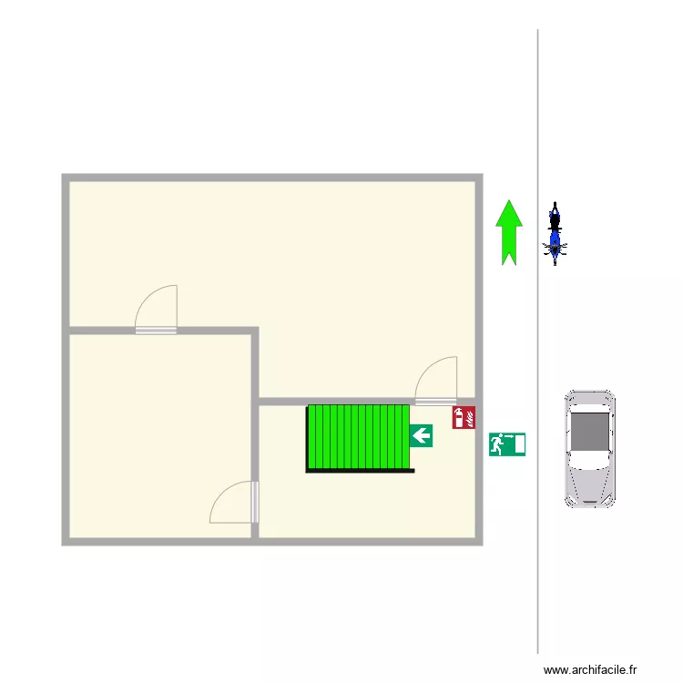 Froidchapelle ETAGE DIR. Plan de 