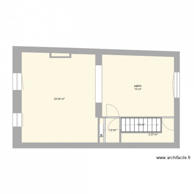 Anatole France 4ème étage duplex 1 alternative. Plan de 0 pièce et 0 m2