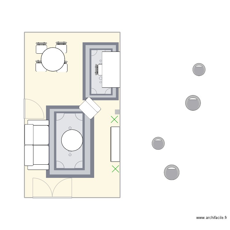 tc1. Plan de 1 pièce et 27 m2