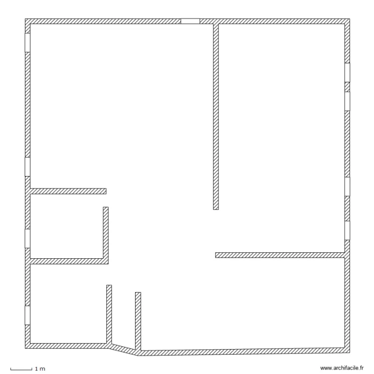 Maison du 30. Plan de 