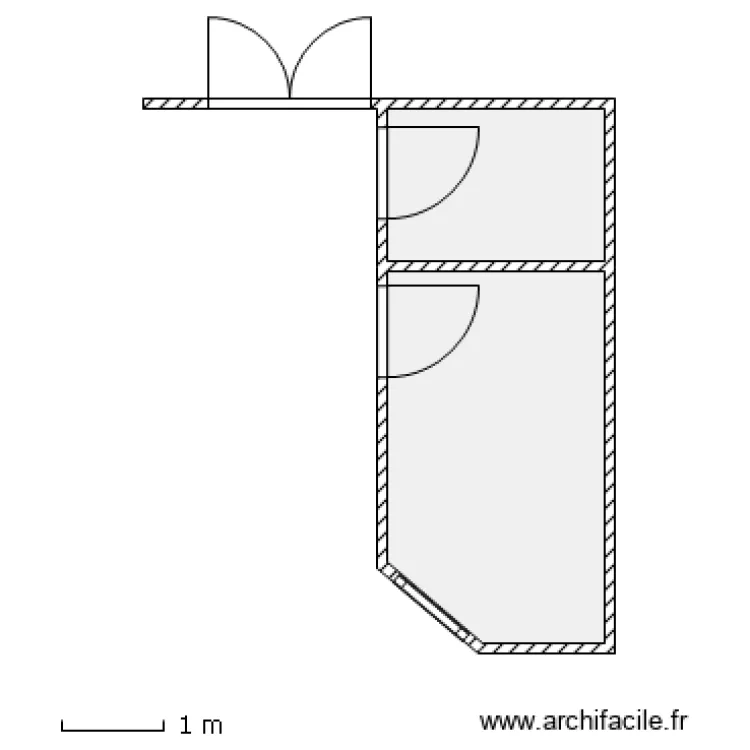 SORTIE COTE LYCEE : SITUATION APRES TRAVAUX. Plan de 