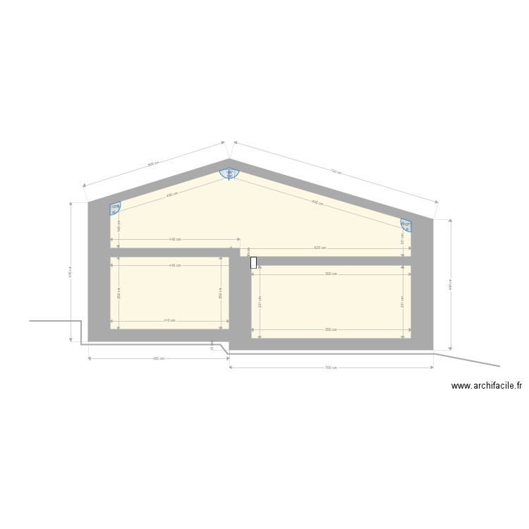 1 - BERGERIE PIGNON OUEST ELEVATION 1.30M + 30% AU SOL. Plan de 0 pièce et 0 m2