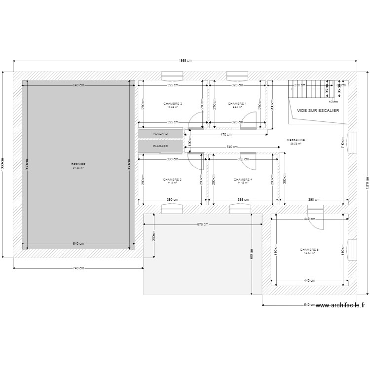 LAXENAIRE ETAGE. Plan de 0 pièce et 0 m2