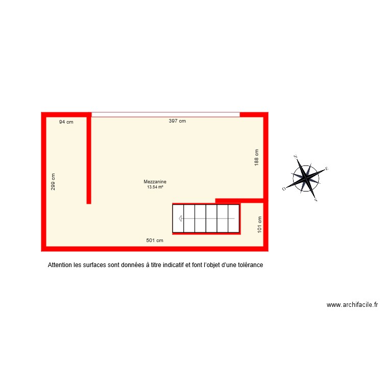 BI4768 Mezzanine coté. Plan de 0 pièce et 0 m2