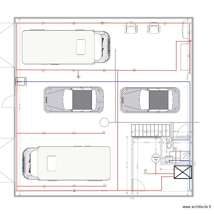 Local 1 électrique. Plan de 0 pièce et 0 m2