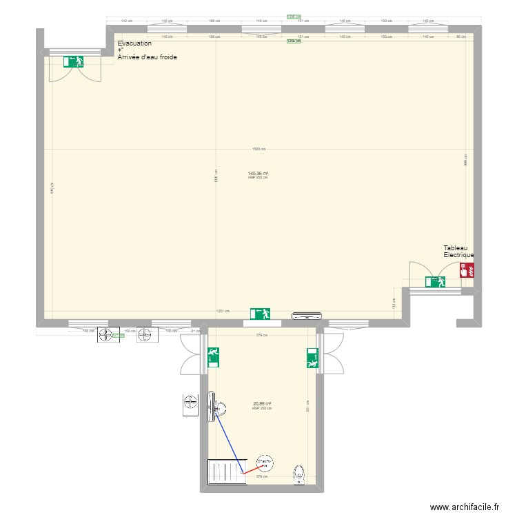 SALLE EPI-1. Plan de 0 pièce et 0 m2