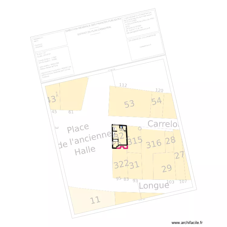 COMENGES1. Plan de 5  et 27 m²