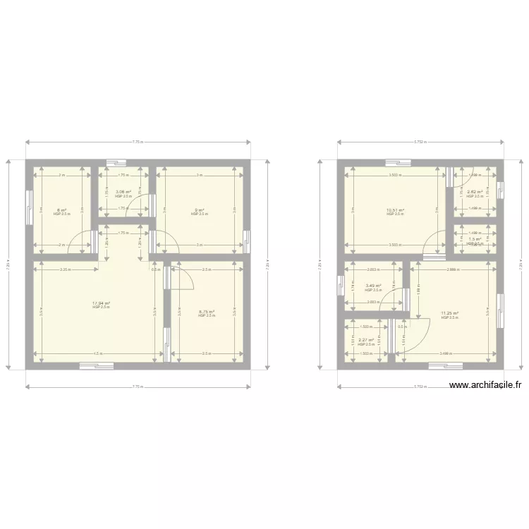 PLAN MAISON. Plan de 
