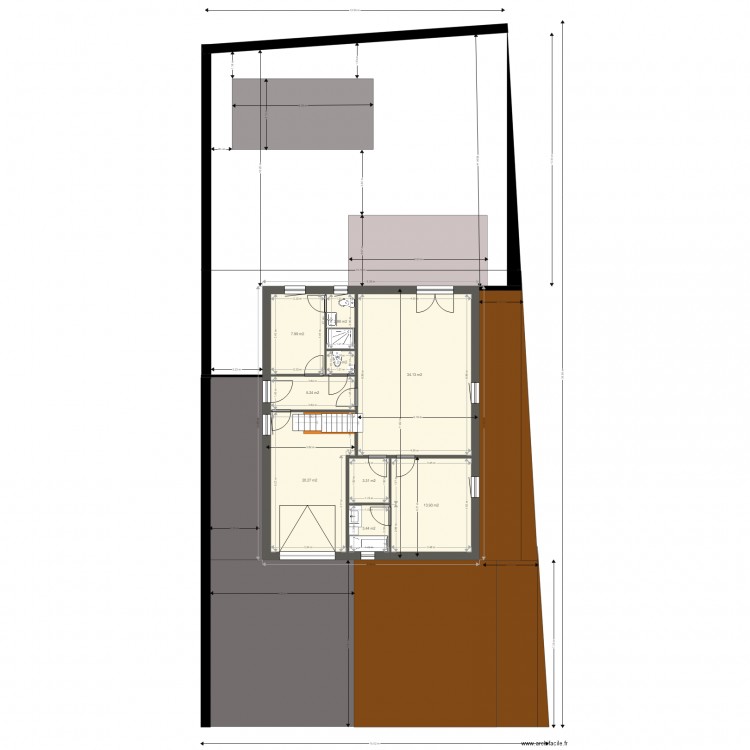 BUNGALOW 8. Plan de 0 pièce et 0 m2