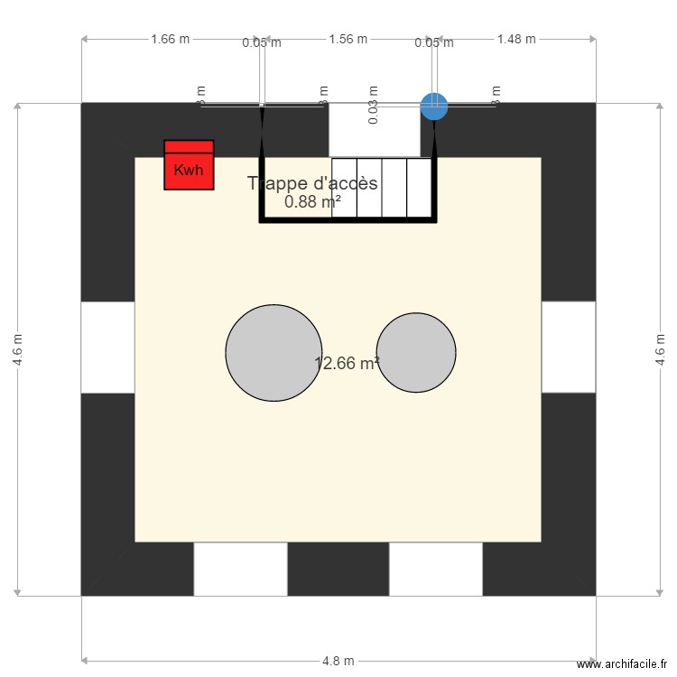 Clocher. Plan de 0 pièce et 0 m2