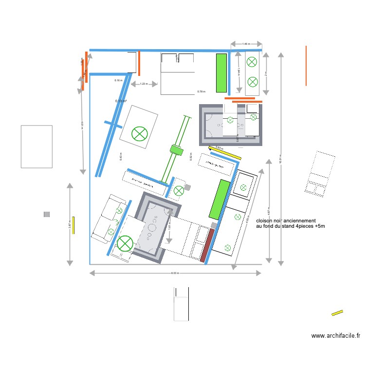 MO 1901 cloison . Plan de 0 pièce et 0 m2