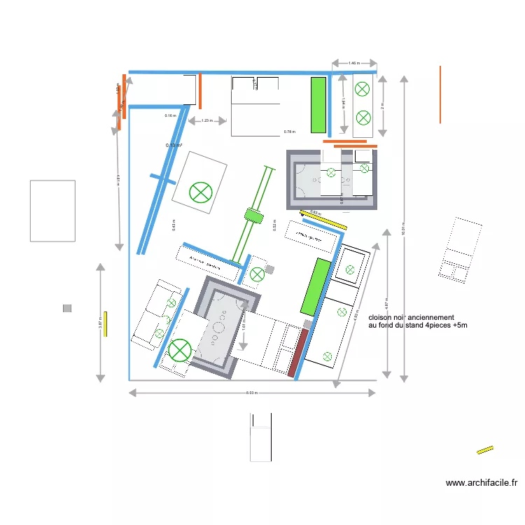 MO 1901 cloison . Plan de MO 1901 cloison . Plan de