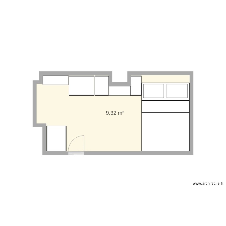 106Meaux Chambre. Plan de 0 pièce et 0 m2