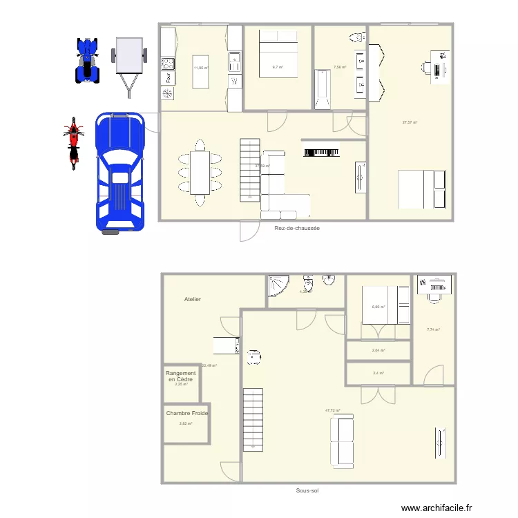 MaisonAllard. Plan de 