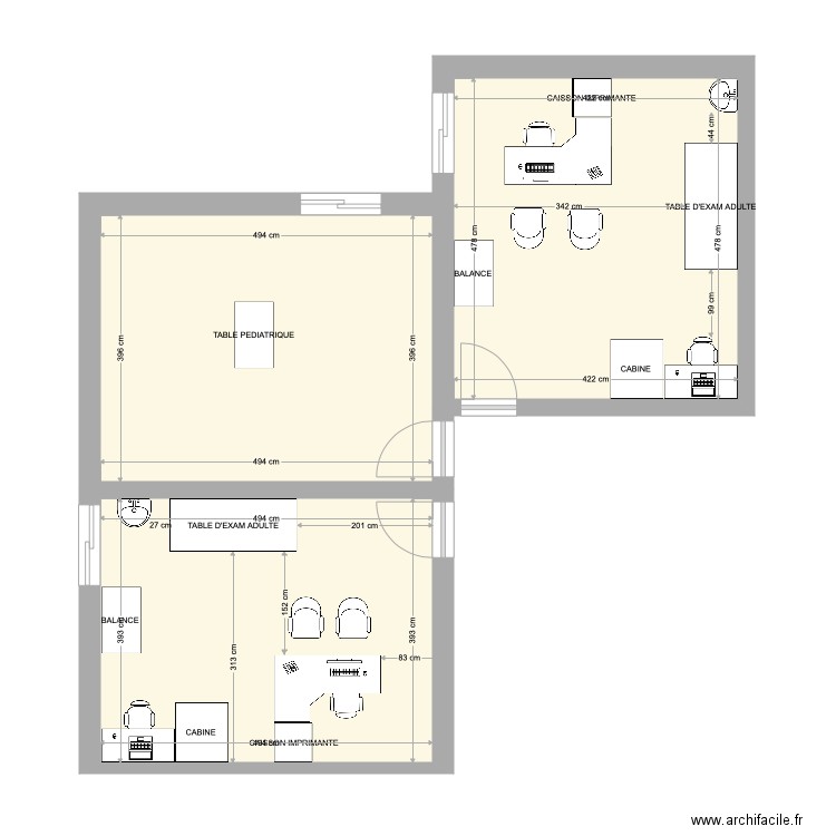 CABINET. Plan de 0 pièce et 0 m2