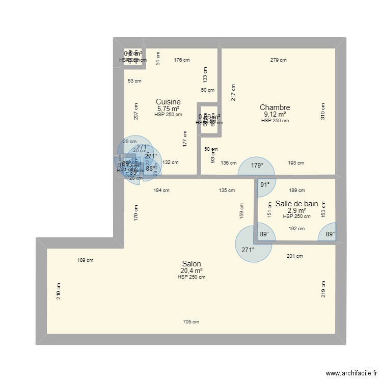 flatres. Plan de 0 pièce et 0 m2