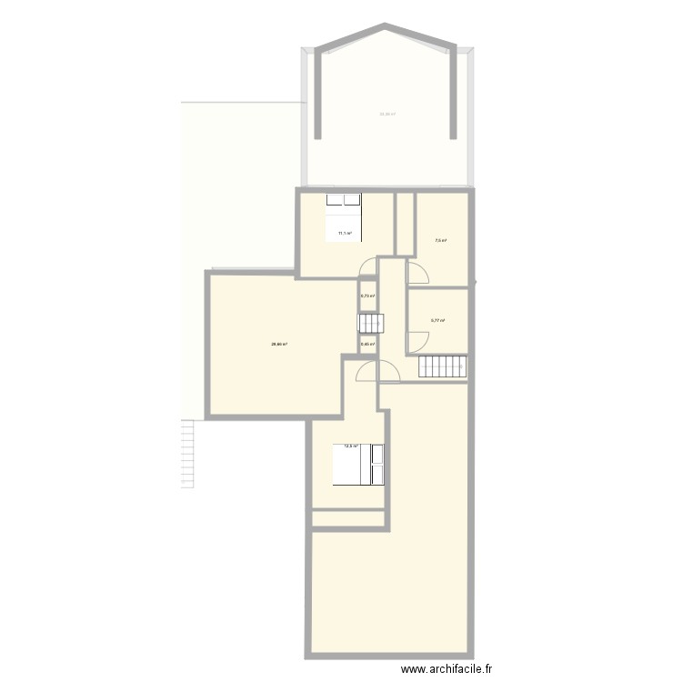 THE ONE reno avec agrandissement avant. Plan de 0 pièce et 0 m2