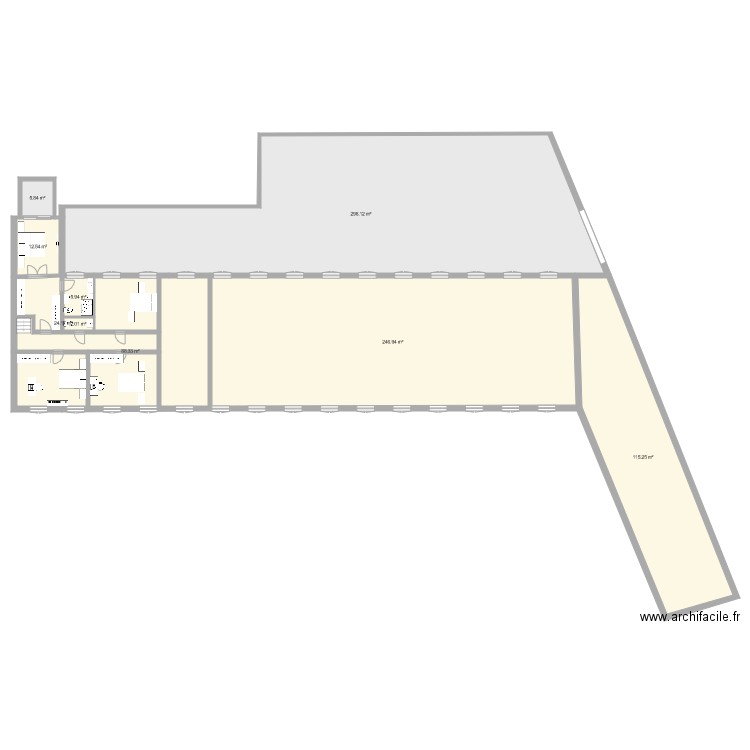 Loft Fred 2. Plan de 0 pièce et 0 m2