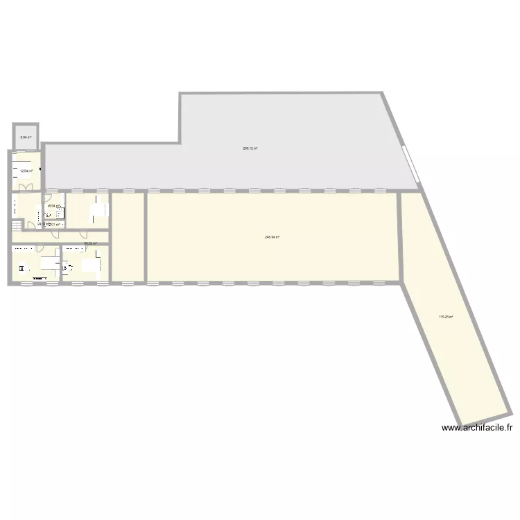 Loft Fred 2. Plan de 