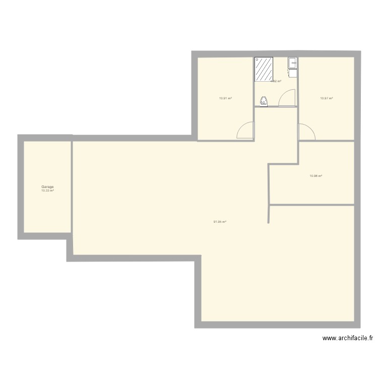 Maison Terrain 2. Plan de 0 pièce et 0 m2