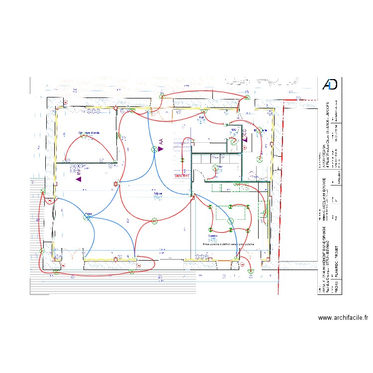 JLP Electricité RDC . Plan de 0 pièce et 0 m2