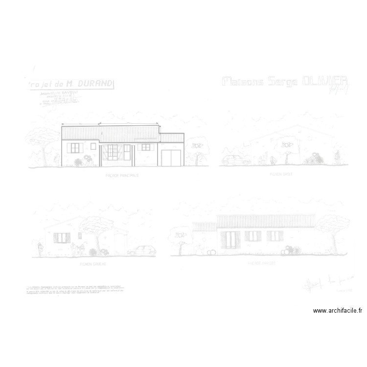 maison gareoult  profil 1  origine. Plan de 0 pièce et 0 m2