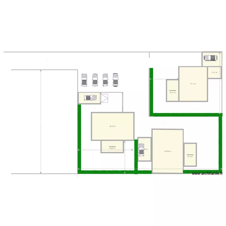 projet terrain. Plan de 