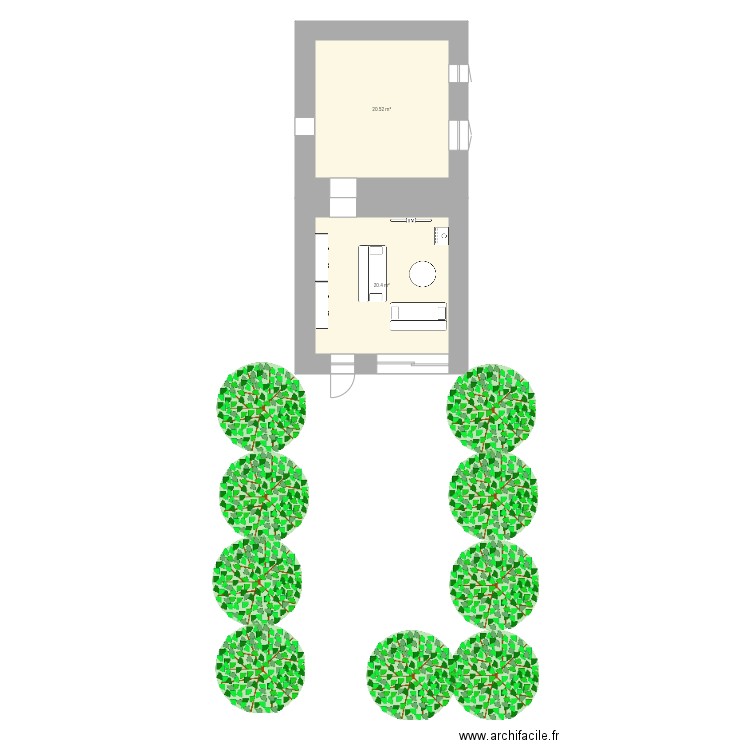 Salon. Plan de 0 pièce et 0 m2