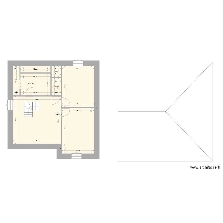 grenier pornic. Plan de 0 pièce et 0 m2