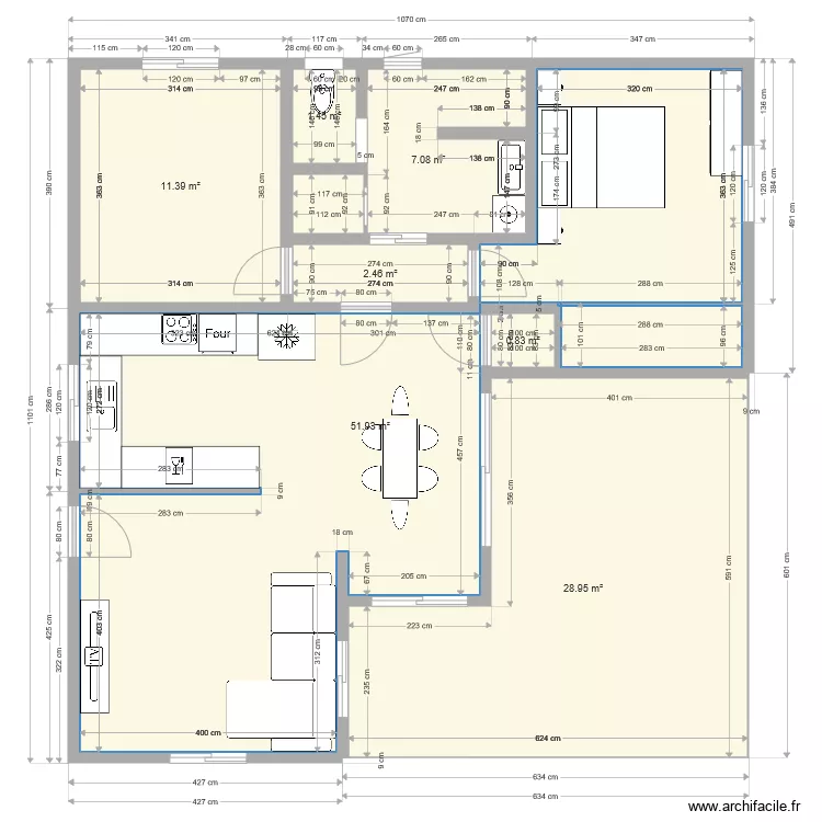 Maison Monrepos3. Plan de 
