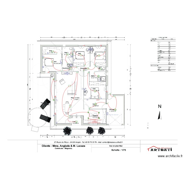 ANGLADE ARTBATI. Plan de 0 pièce et 0 m2