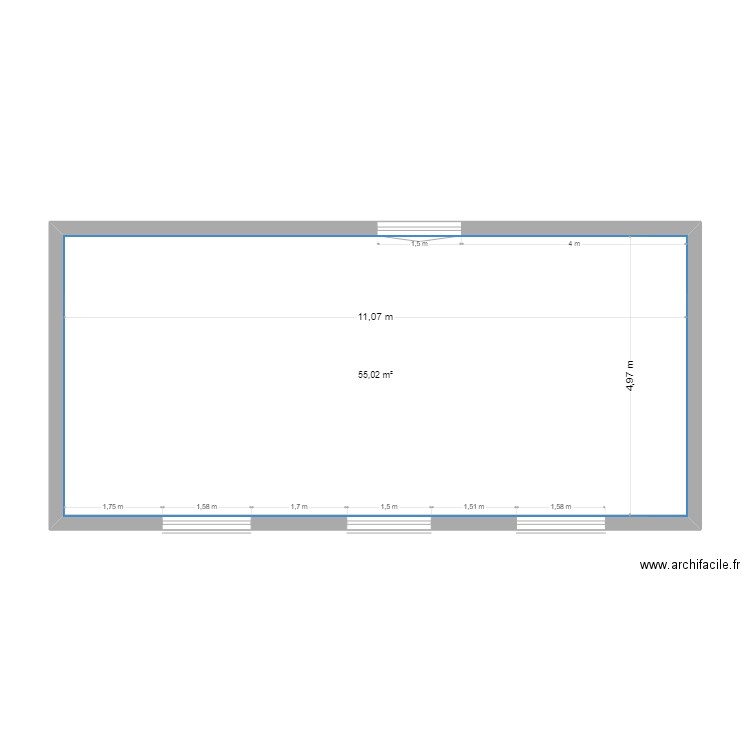 1er étage lot A Saint Georges. Plan de 0 pièce et 0 m2