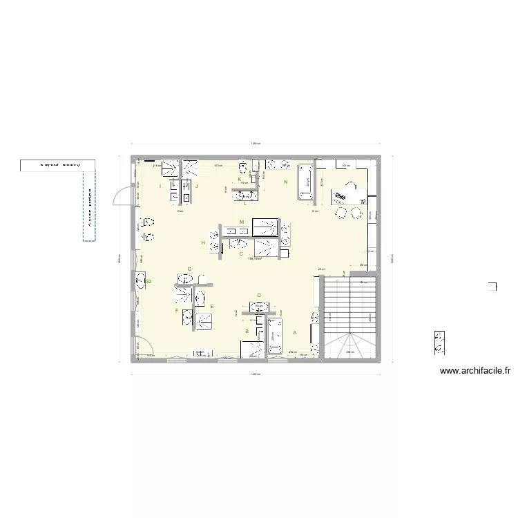 salle expo salle de bain  . Plan de 