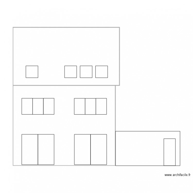 Laim Westansicht. Plan de 0 pièce et 0 m2
