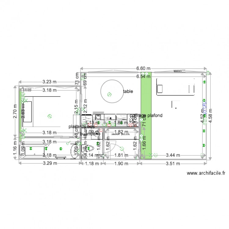 Plan. Plan de 0 pièce et 0 m2