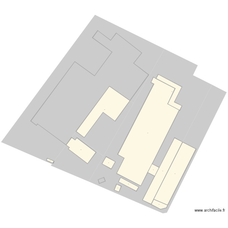 CHADAPAUX Bobigny. Plan de 13 pièces et 402 m2