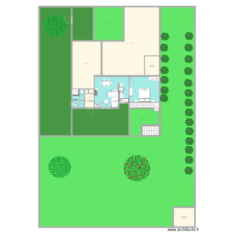 REZ DE CHAUSSEE CHRISTINE REMY 1503. Plan de 0 pièce et 0 m2