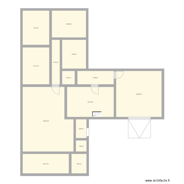 Maison type T V01. Plan de 0 pièce et 0 m2