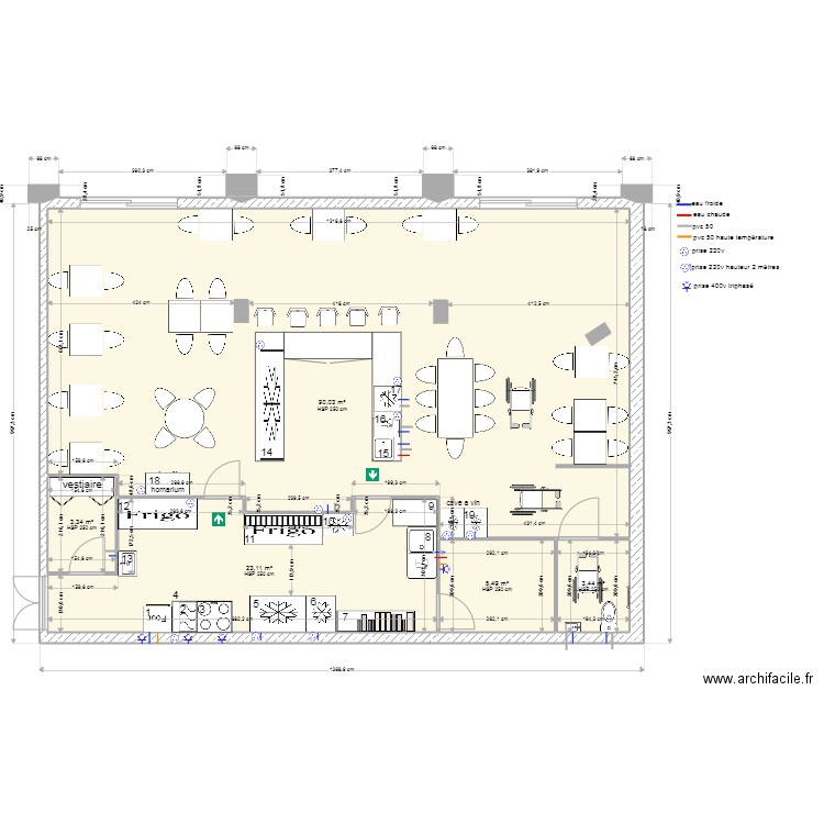 donatien malo 10. Plan de 5 pièces et 125 m2