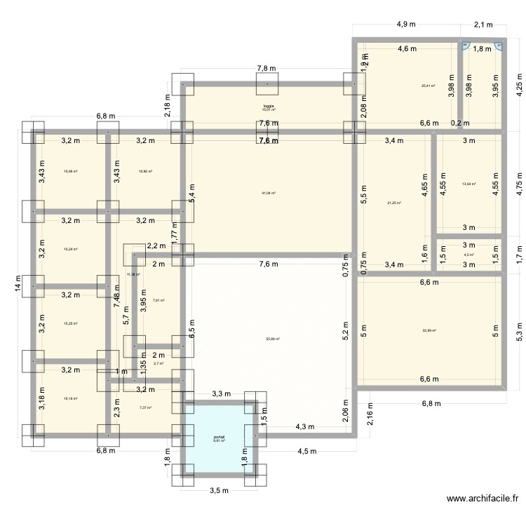 maison  JK. Plan de 0 pièce et 0 m2