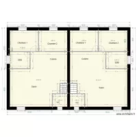 Maison Quissac plan &eacute;tage