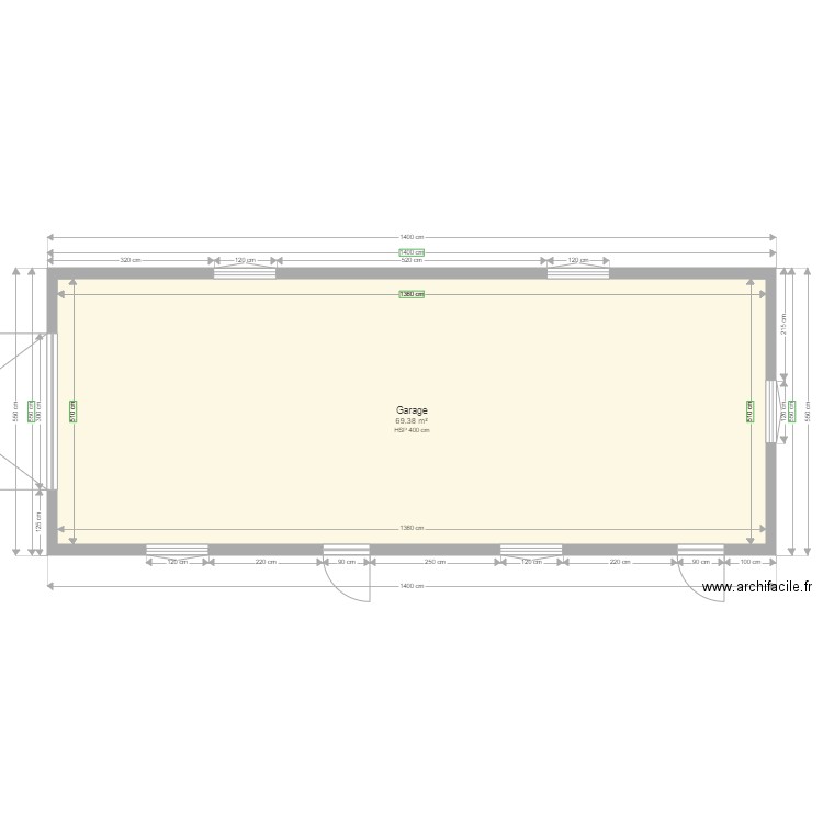 cabanne. Plan de 0 pièce et 0 m2