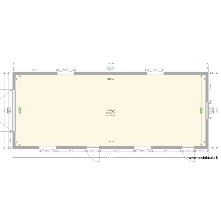 cabanne. Plan de 0 pièce et 0 m2