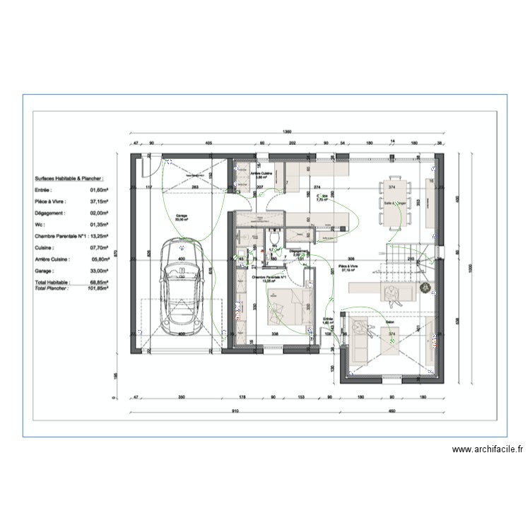 Martinez RDC. Plan de 0 pièce et 0 m2