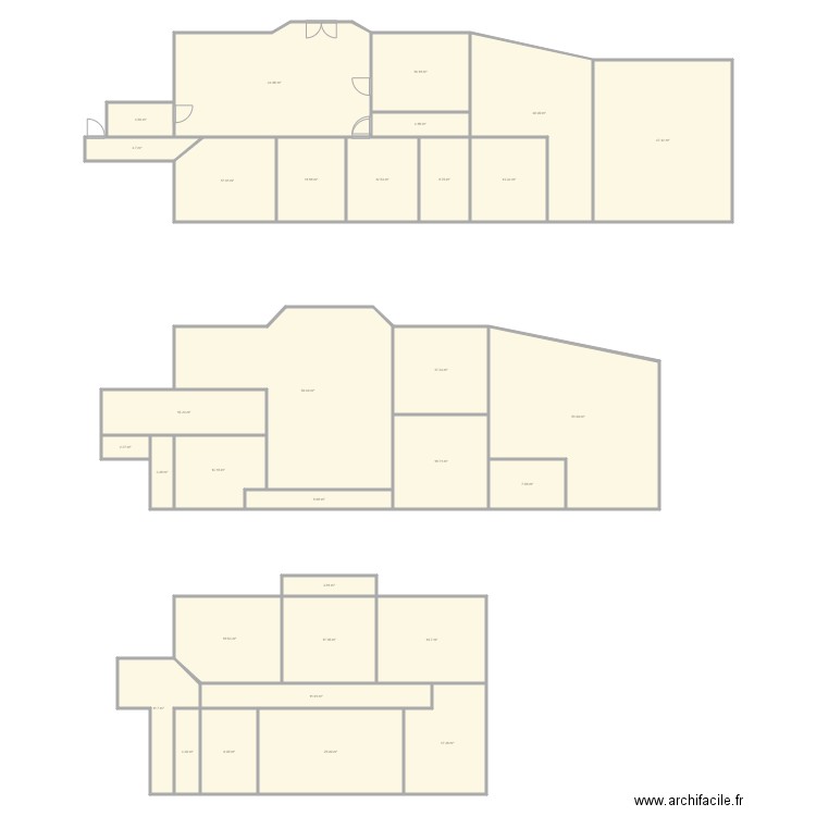 blique house. Plan de 0 pièce et 0 m2