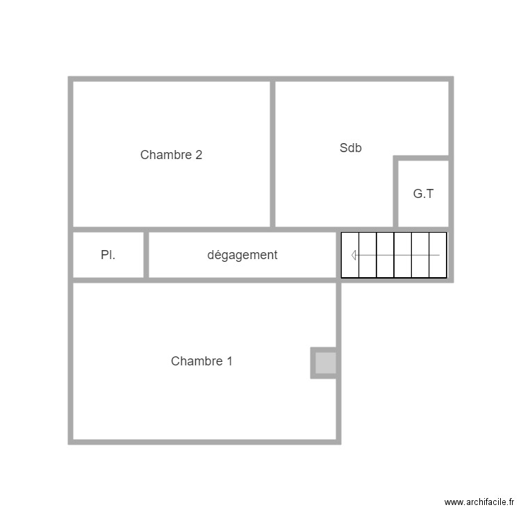 etage chanut. Plan de 0 pièce et 0 m2