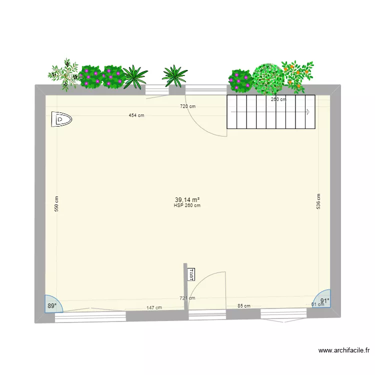 maison LUSSAC. Plan de 