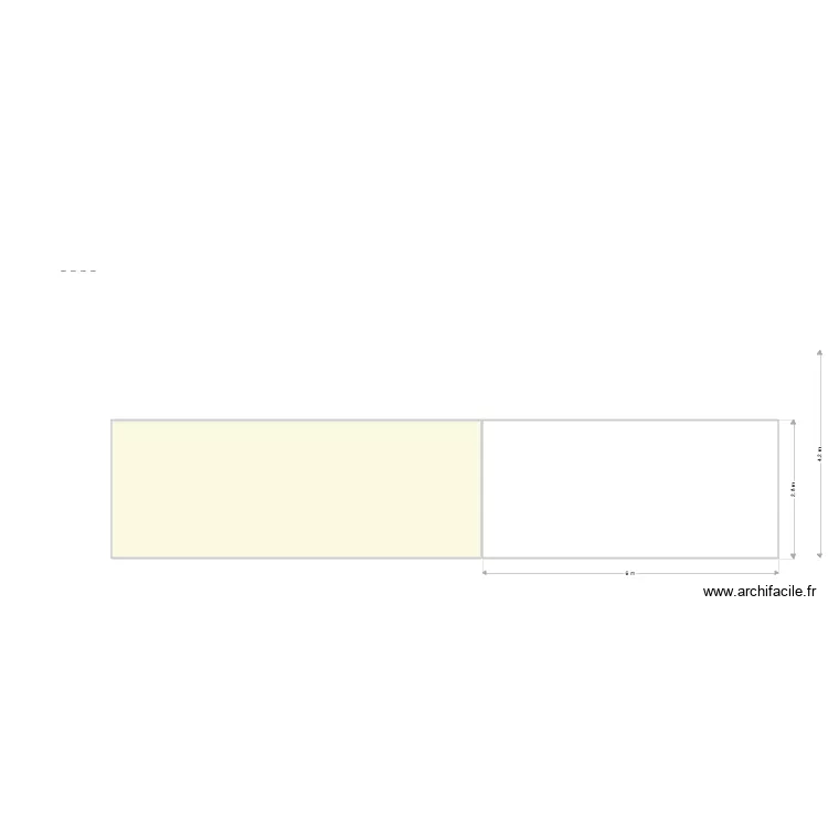 ExtCoupeOuestNue. Plan de 