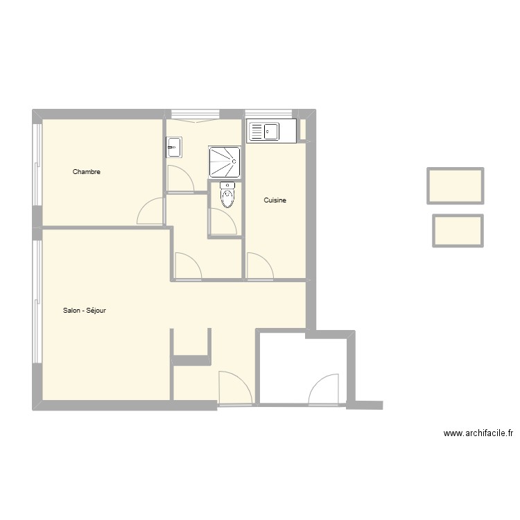 Loge 2. Plan de 0 pièce et 0 m2