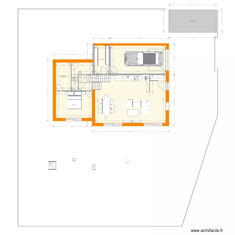 Reprise plan ModulHab. Plan de 